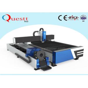 Automatic Fabric Cutting Machine With X Y Axis Table , Servo Motor Metal Laser