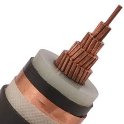 Black XLPE Insulated Medium Voltage Armoured Power Cables for Underground