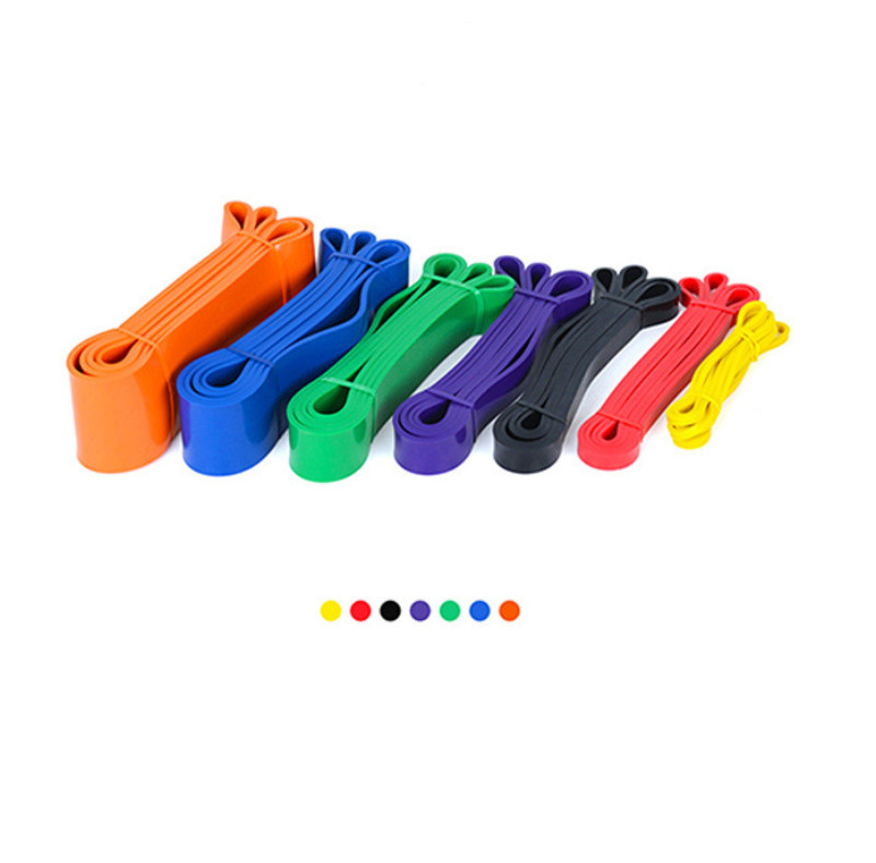 Various Color Multi Function Yoga Exercise Bands High Strength 2080mm