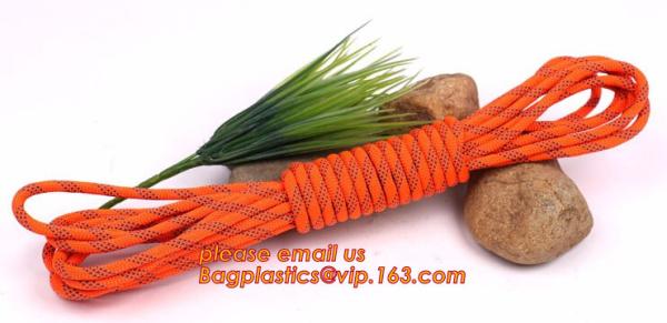 100% nylon 66 8mm 9mm 9.5mm climbing rope strength, high strength fire escape