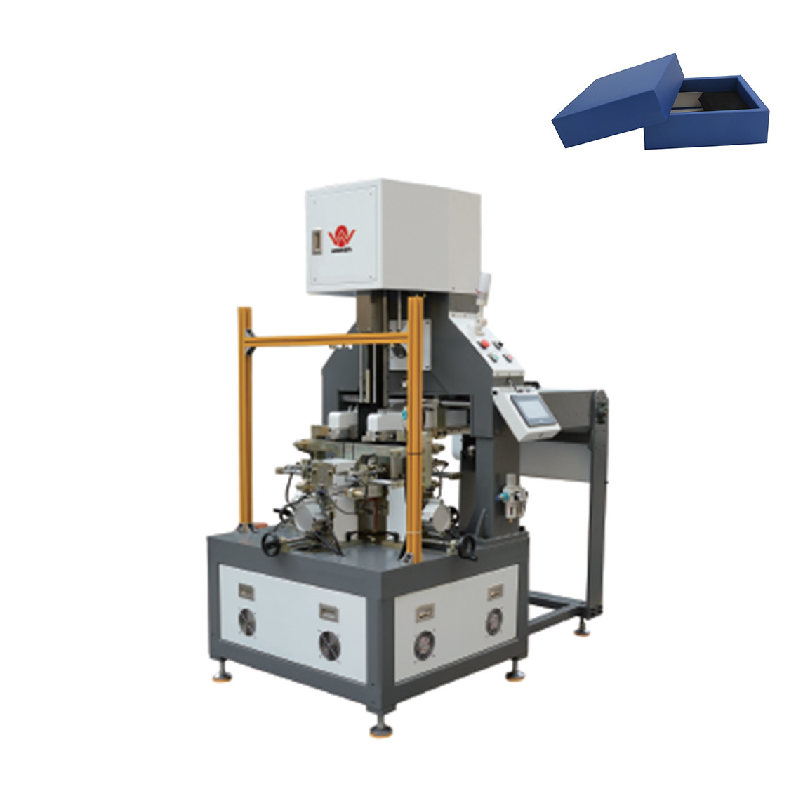  Automatic Servo Rigid Box Forming Machine / Box Wrapping Machine Manufactures