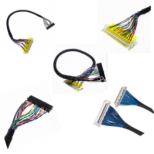 Professional Wire Harness Manufacturer Offering LVDS Cable Assembly for TFT LCD