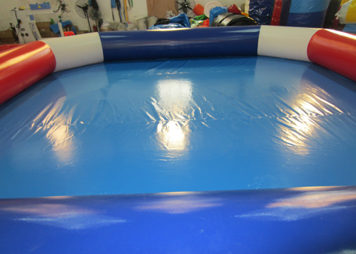 Adult Outdoor Inflatable Family Pool , Durable Funny / Cool Pool Inflatables 10 X 10m