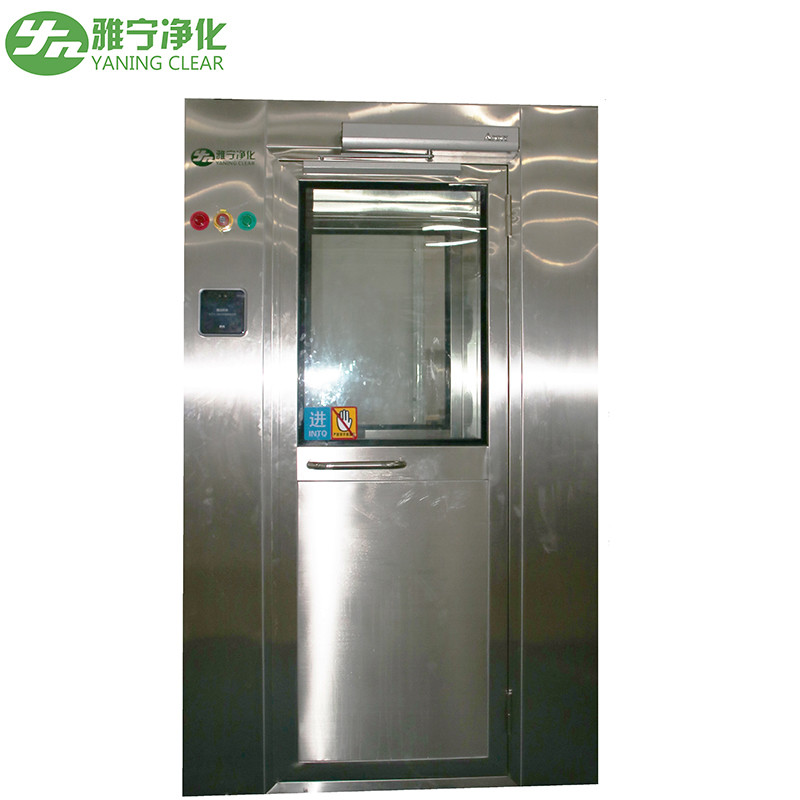Double Blowing Stainless Steel Air Shower , Single Person Air Jet Shower