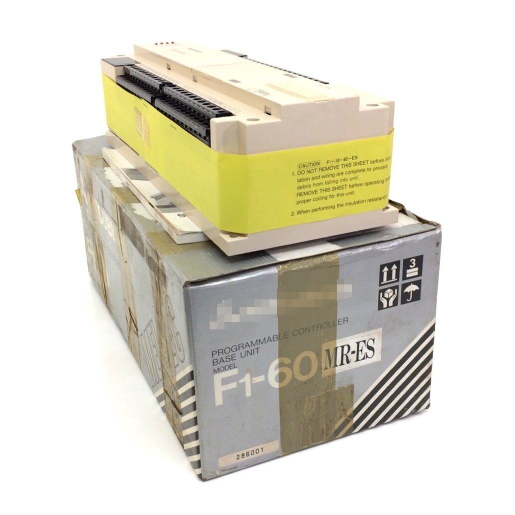 MitsubishiF1-60MR-ES PROGRAMMABLE CONTROLLER 40 VA 110-120/220-240 VAC 50/60 HZ 36 INPUTS 24 RELAY OUTPUTS,NEW ORIGINAL.