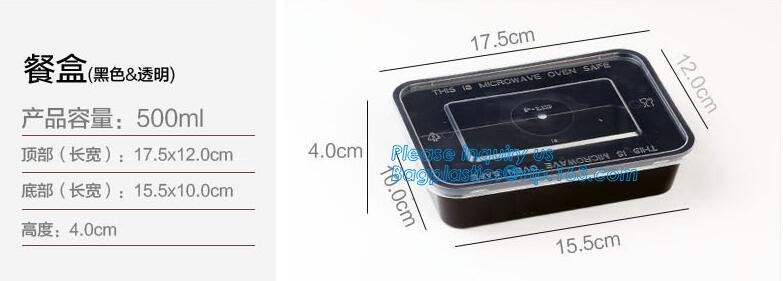 Meal Prep Containers Free Sample Bento Lunch Box Biodegradable Food Container Plastic Wheat Straw Lunch Box bagplastics