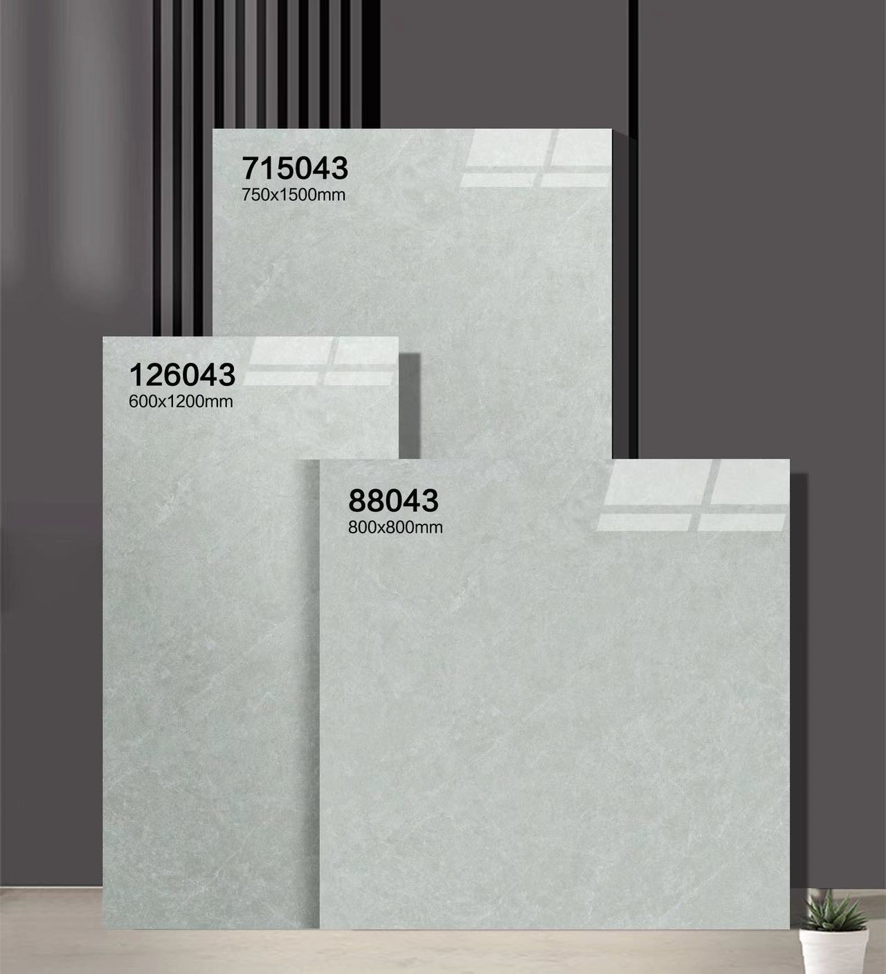 Marble Look Polished Glazed Porcelain Tiles And Gray 750x1500mm Elegant Floor Tile For Living Room And Bathroom