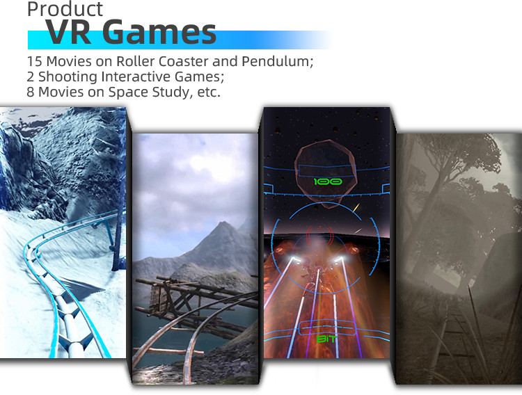 360 Motion 220V Game VR Simulator / 9D VR Machine For Double Players