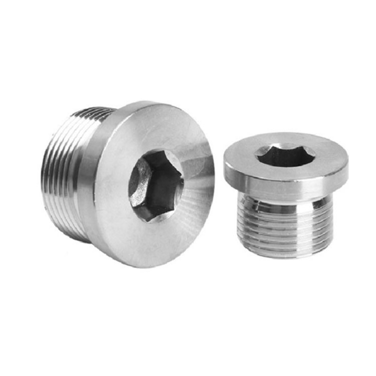 Hu 3082-B2 Carbon Steel Screw Plug With Round Head