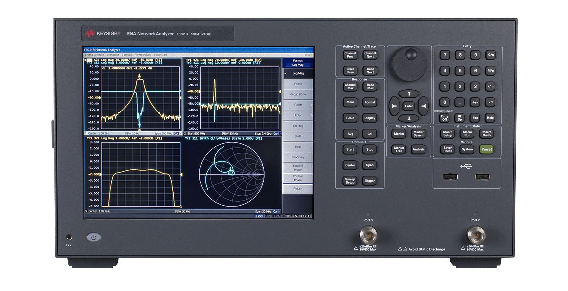 Keysight E5061B Network Analyzer 5 Hz to 3 GHz ENA Vector Network Analyzer