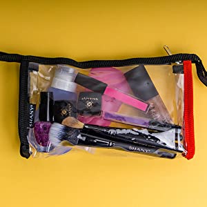 clear makeup bag