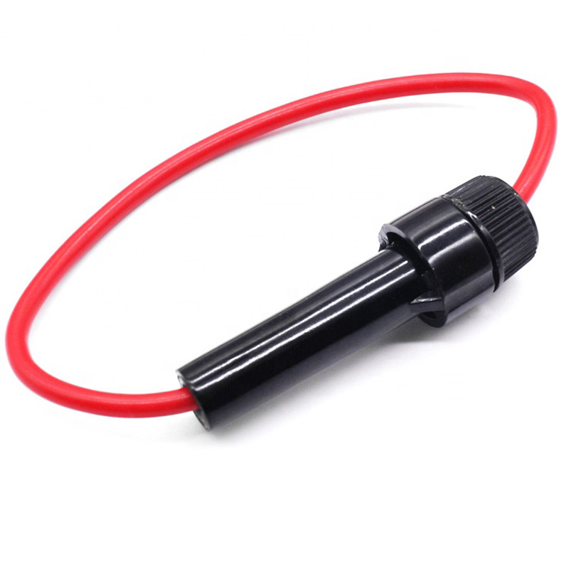 InLine 14 AWG 20A Bayonet Type Glass Fuse Holderfor 1/4inch 1/4"x1-1/4" 6*30mm Fuse