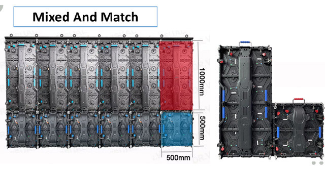 Full Color P3.91 P4.81 Outdoor Rental Led Display Screen 500x1000mm 3840hz Stage Led Display panels