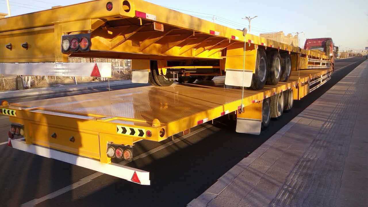 Hydraulic Multi Axle 35-100 Ton Bulk Cargo Carrier Lowboy Trailer Within Your Budget
