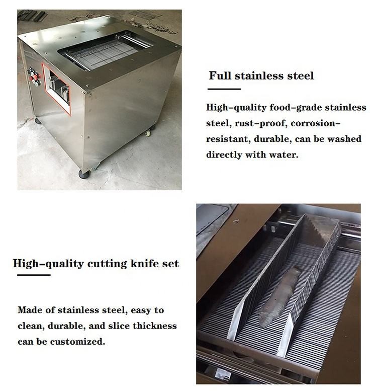 1000W Fish Processing Machine Segments Cutter Fish Fillet Machine