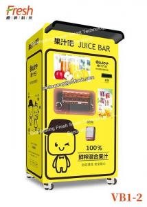  pure orange fresh juice mutilfunction Squeezing Automatic Beverage Vending Machine for college drinking withlarge window Manufactures