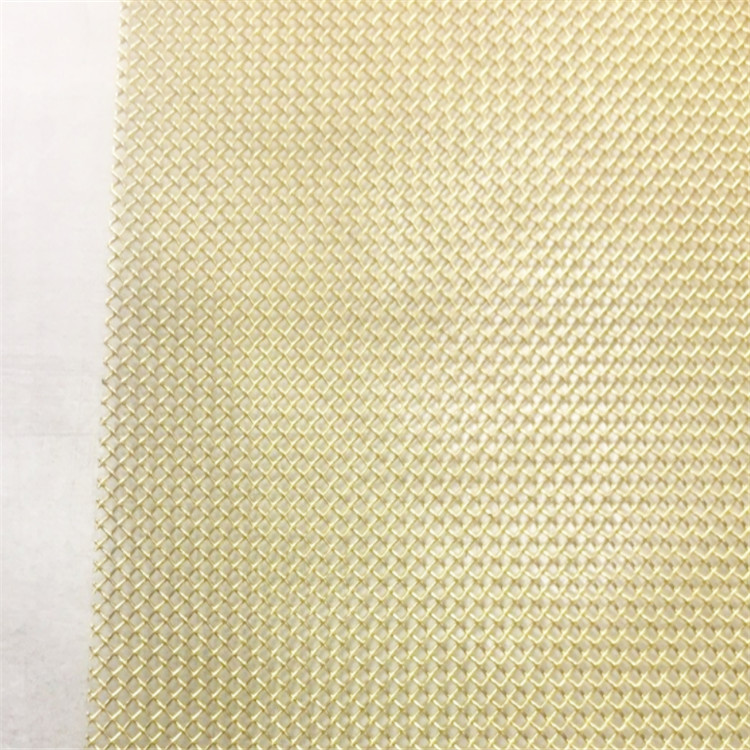 100 Mesh 200 Mesh 250 Mesh Brass Wire Cloth 0.051mm