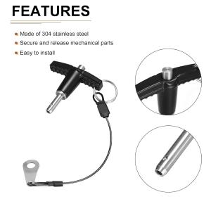 T Handle Quick Release Pin with Push Button for Durable and Secure Ball Locking
