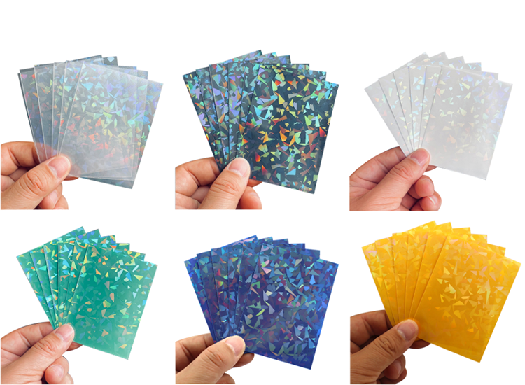 Hot Stamping Gaming Card Sleeves Protection PP Custom Card Protector Sleeves