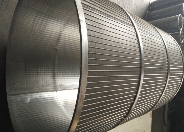 Funnel Type Rotary Screen Drum / Reverse Wedge Wire Screen Cylinders