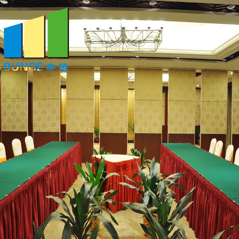 Customize Partition Panel Wall Decor Wooden Sliding Partition Walls For Conference Center
