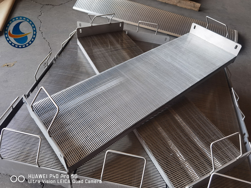 Custom Ss316l Wedge Wire Screen Panels For Sediment Filtration