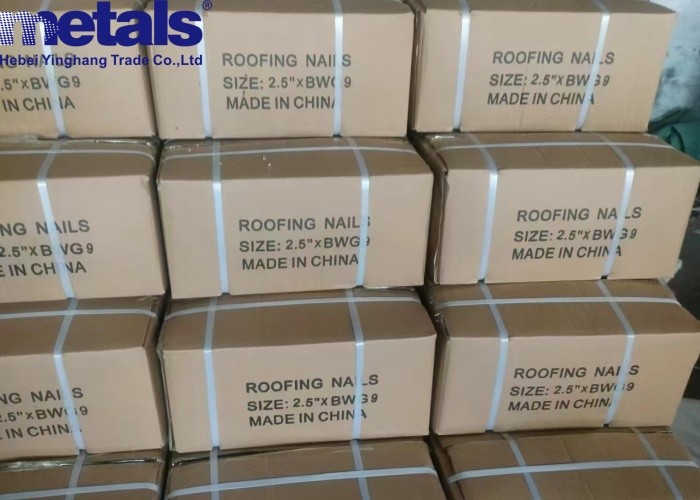 Perfect BWG 9x2.5 Inch Galvanized Roofing Nails Twisted Shank Umbrella Head