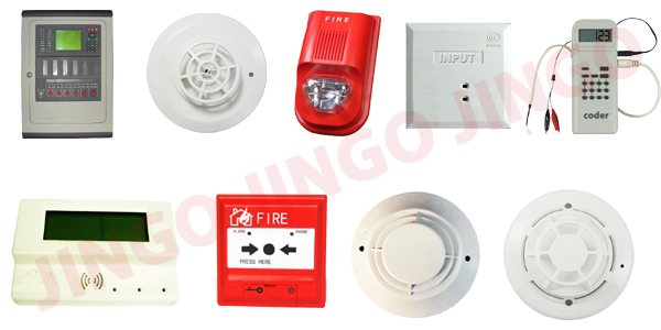 Addressable fire alarm 24V systems electric smoke detector sensor