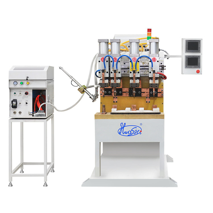 Metal Sheet Nuts DC Welding Machine With Automatic Nut Feeding Bowl
