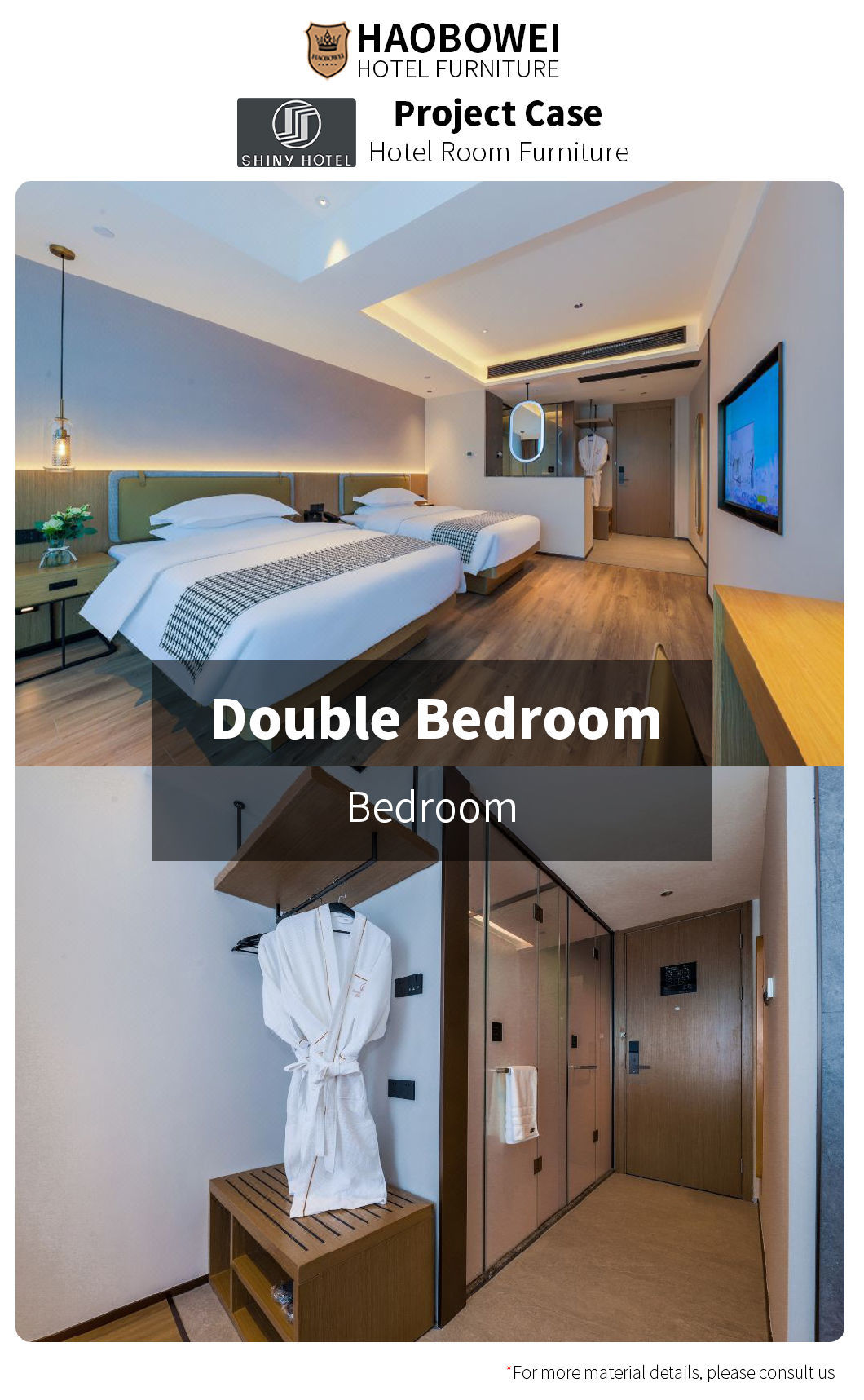 Furniture China Modern Luxury Style King Size Bedroom Bed Custom Factory Hotel