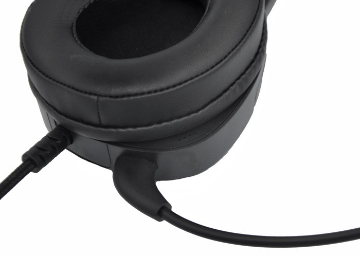 Soft Earmuffs PC Gaming Headphone 3.5 Two Plugs Wired