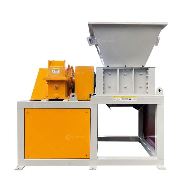 Video outgoing-inspection Provided Mini Shredder Double Shaft Shredder 1200*600