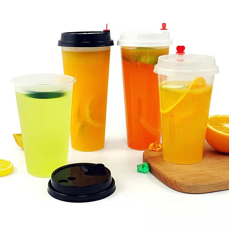 Oripack PP Plastic Bubble Tea Cup 360ml To 1000ml