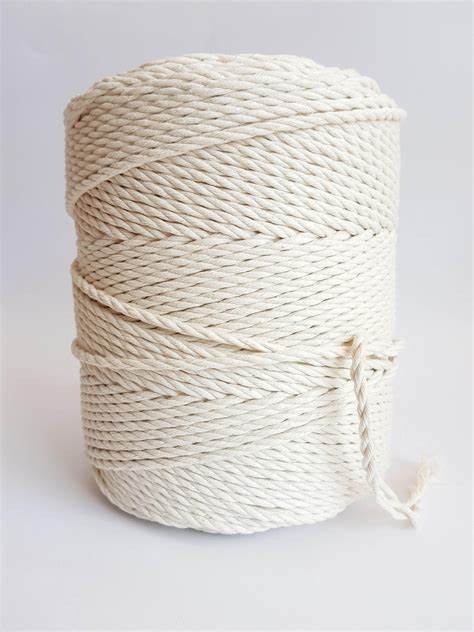 Specifications Khaki Twist 4mm Colored Cotton Rope Ideal for DIY Decoration