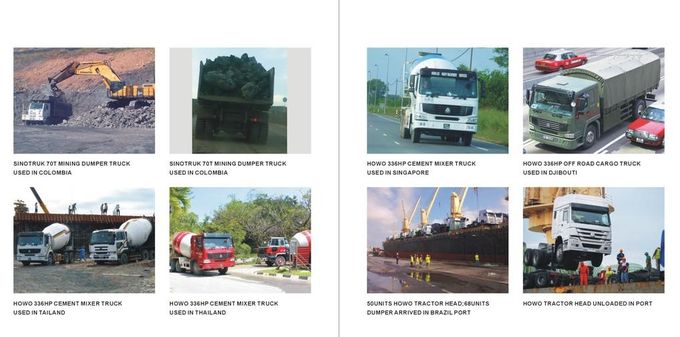Sinotruk HOWO 371HP 6X4 Drive Prime Mover Trailer / Tractor Truck / Container Vehicle