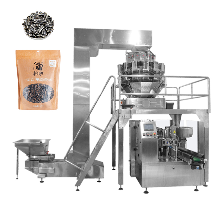 Doypack Flat Pouch Premade Bag Packaging Machine 380V 6KW Power