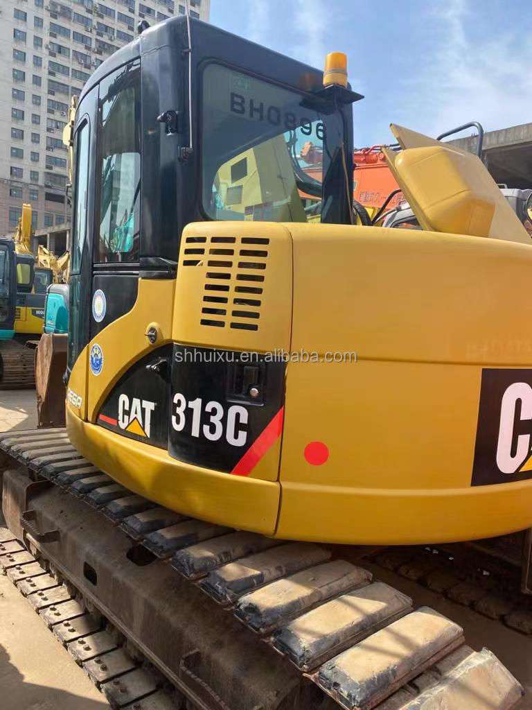 13 ton excavator used cat 313c/high digging power second hand excavator cat 313c