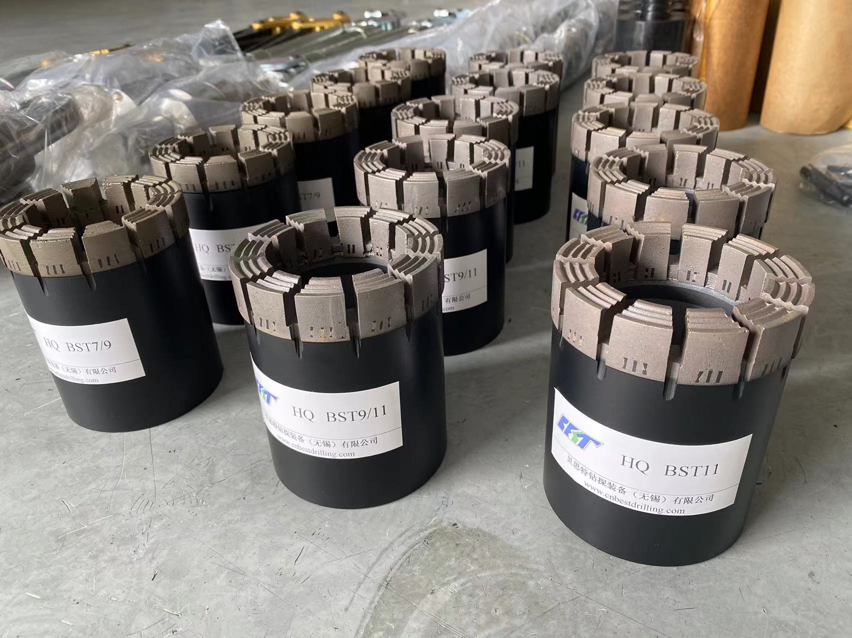 Cylindrical Diamond PQNQHQAQBQ Core Bit For Industrial Applications