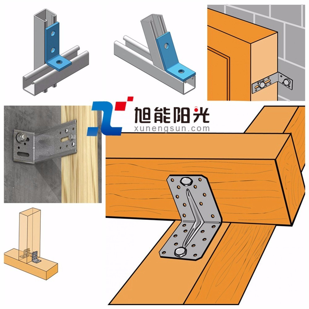 Industrial Stamping Process Metal Furniture Corner Brace for Wooden Furniture