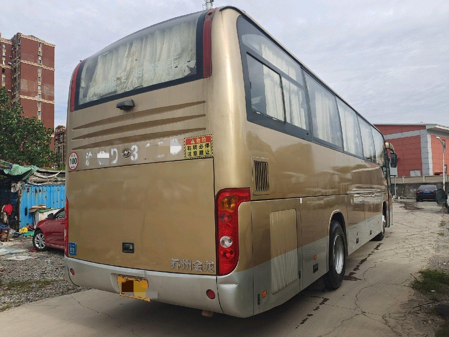 Used Coach Bus Higer 47 Seats Tour Coach Bus Left Hand Drive Diesel Buses