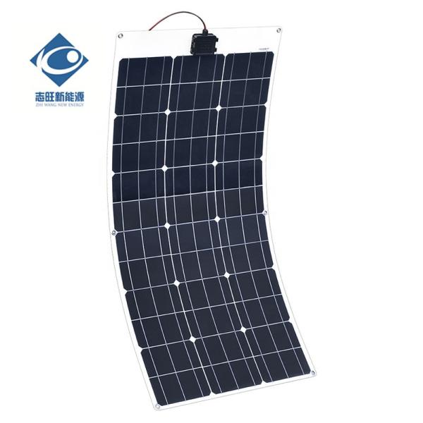 2022 Innovative Product Semi Flexible Solar Panel ZW-100W-18V-F PET Thin Film