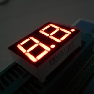  2 Digit 7 Segment Led Display , 0.39 Inch Multi Color 7 Segment Display CC/CA Polarity Manufactures