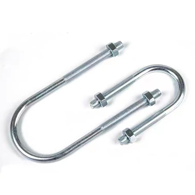 ZINC Finish U Bolt And Fastener For Customized Colors Bracket Shaped Structure