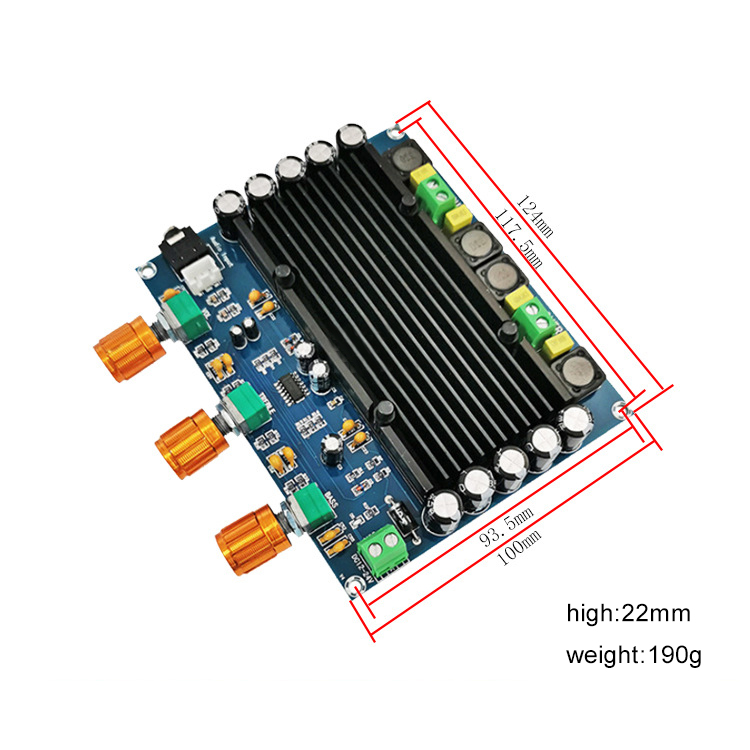 2 Channels Professional Amplifier TPA3116D2 2*150W Digital Audio Board for Amplifiers