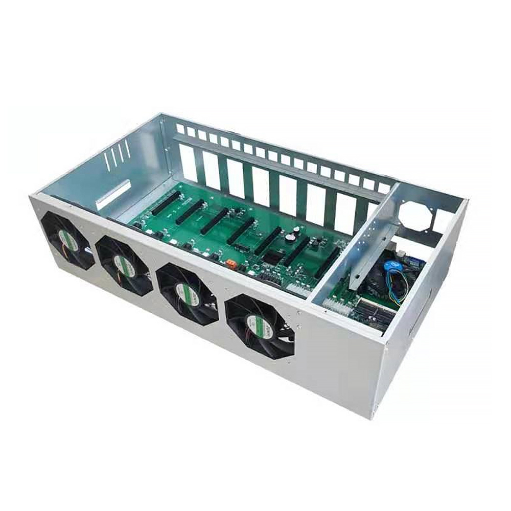 EtHash Mining Rig Machine , 4 Gpu 6 Gpu 8 Gpu 12 Gpu Mining Rig Case