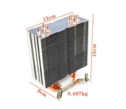 Buckle Fin CPU Heat Sink For Computer Radiator Copper Pipe