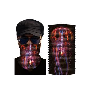 100% Polyester Camouflage Slide Perros Tubular Face Shield