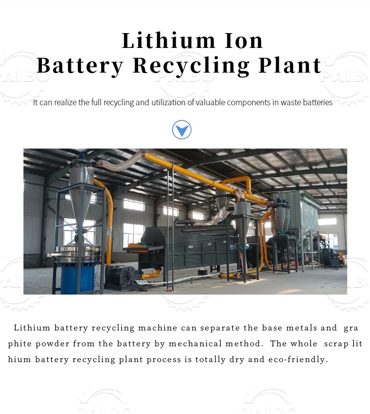 Revolutionize Metal Recycling with Scrap Lithium Ion Battery Recycling Function