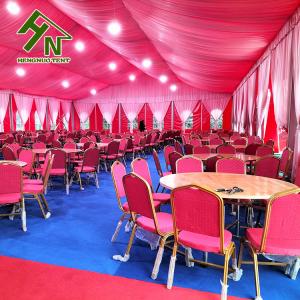  450 People Aluminium Frame Tent 15x30m Red Colorful Large Wedding Marquee Manufactures
