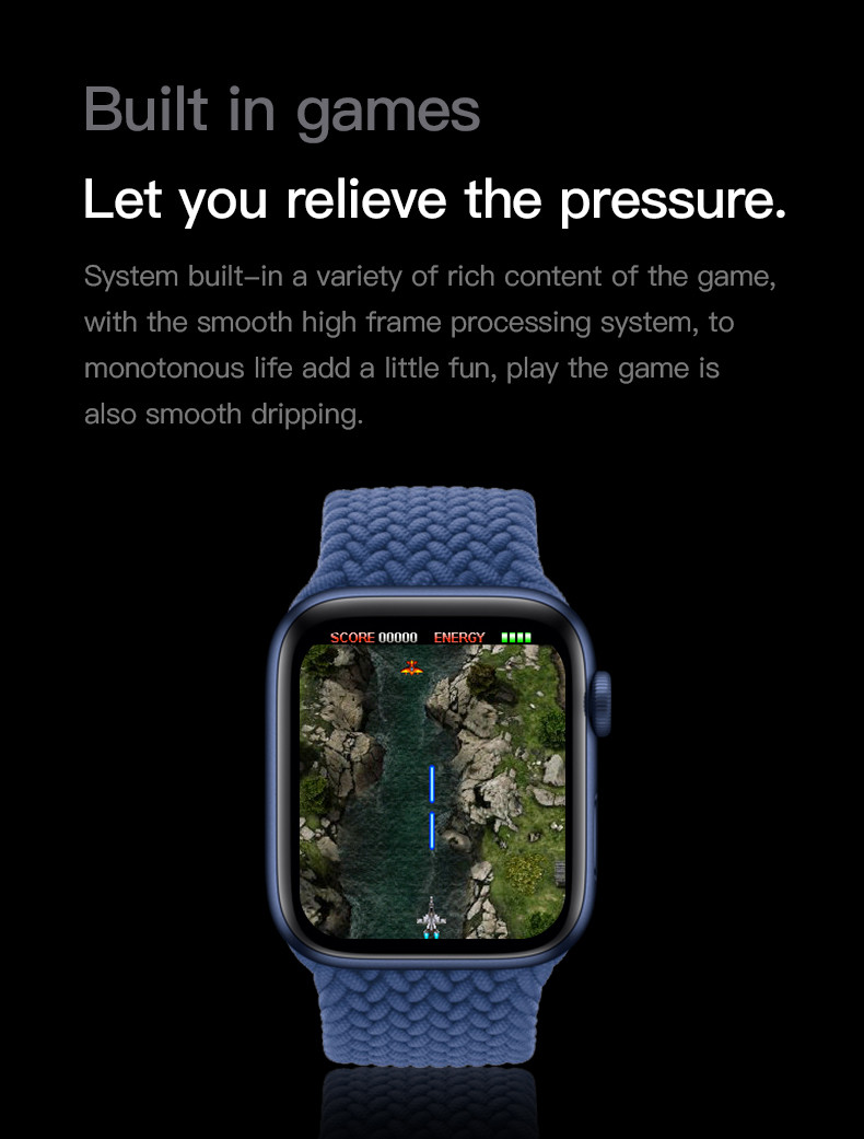 1.69inch Full Screen Iwo 18 Smartwatch Bluetooth Calling